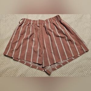 Striped Pink Women's Shorts